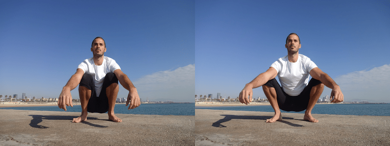 Sentadilla - Colapso rodillas