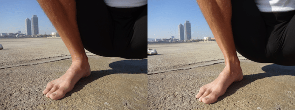 Sentadilla - Tibial on off